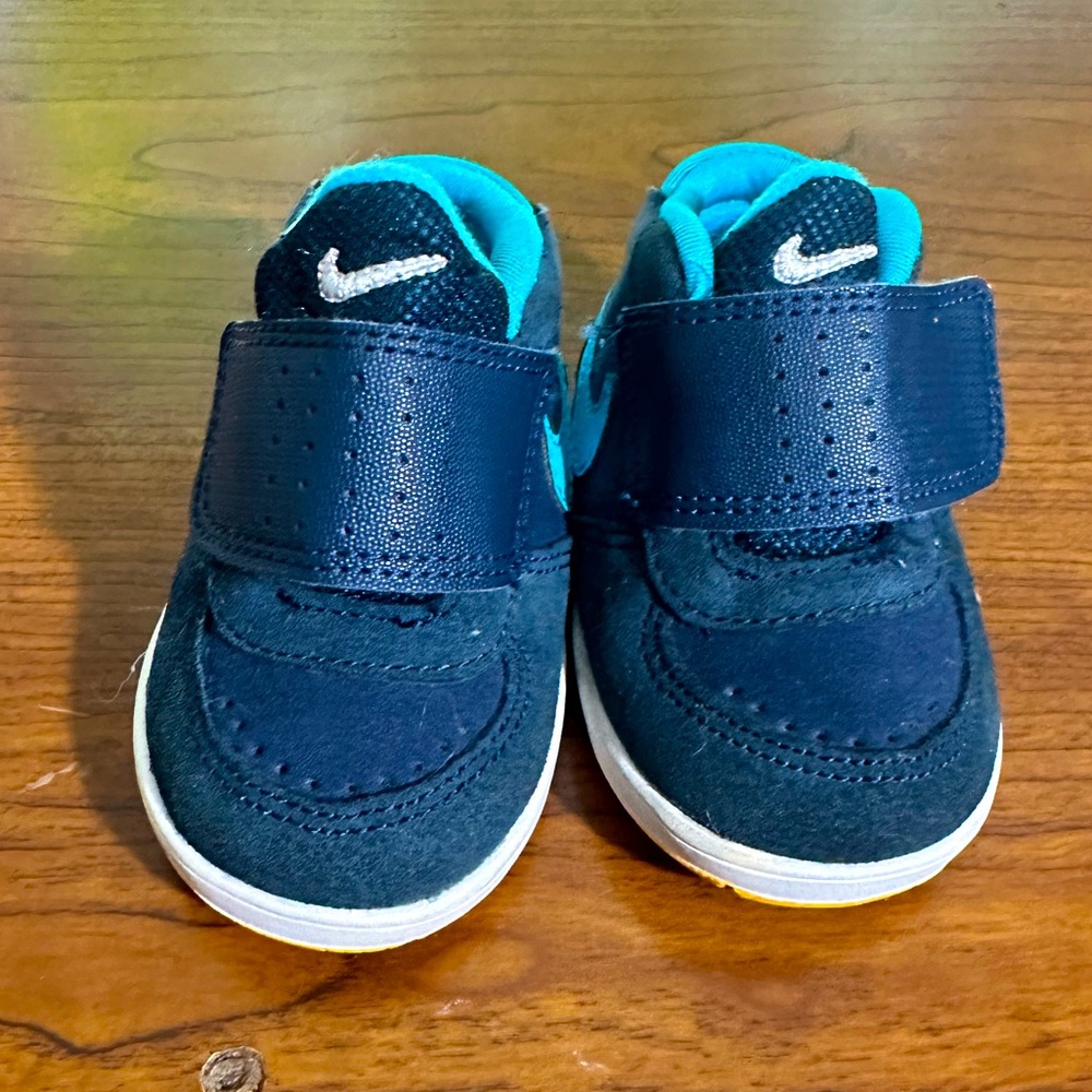 Nike SB Maverick Mid 3 SMS Blue 2014 525126-404 Toddler Size 2 Laceless - Picture 2 of 6